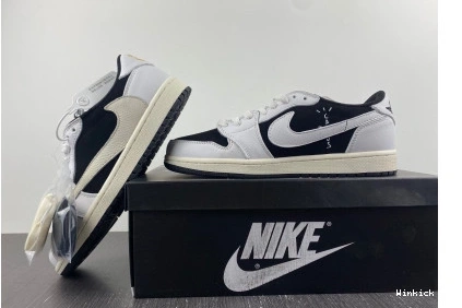1 TRAVIS LOW AIR SCOTT JORDAN OG BLACK X WHITE 0807